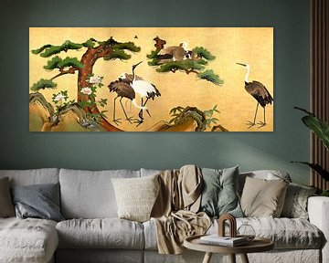 Japan bird world by Mad Dog Art