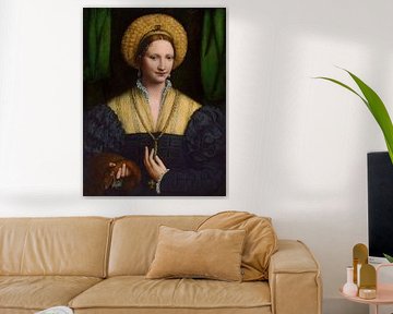 Bernardino Luini,Portrait d'une dame