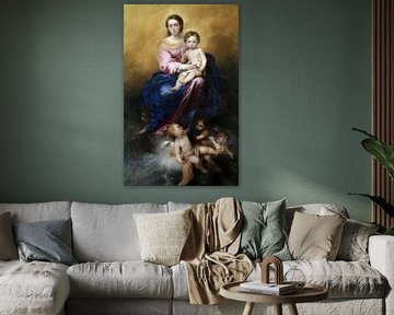 Bolome Esteban Murillo,La Vierge du Rosaire, 1680