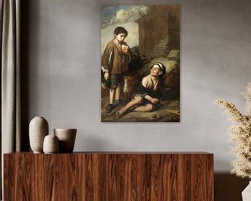 Bolome Esteban Murillo,Uitnodiging voor een spelletje Argolla, 1