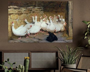 Briton Riviere,Un moment d'angoisse, 1878