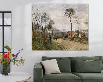 Camille Pissarro,De weg vanuit Louveciennes