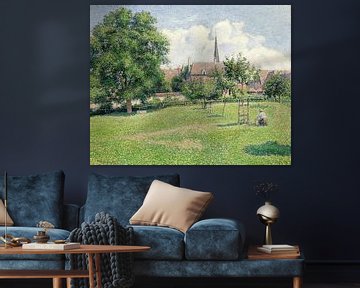 Camille Pissarro,Het Huis van de Dove Vrouw en het Belfort te Er