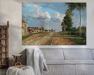 Camille Pissarro, route de Versailles, Cour Fumante