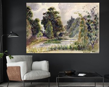 Camille Pissarro,Étang à Kew Gardens