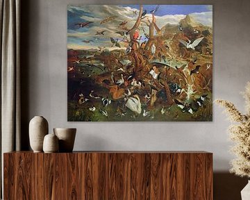 Carl Wilhelm de Hamilton,Image du parlement des oiseaux