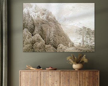 Caspar David Friedrich, dessin d'automne