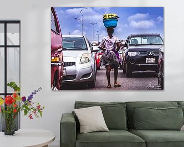 salesman among the cars