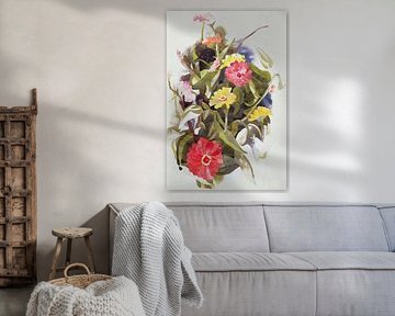 Charles Demuth,Zinnias