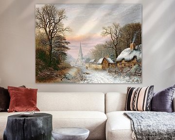 Charles Leaver,Winter Landscape