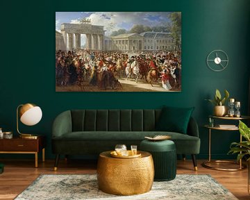 Charles Meynier,Entry of Napoleon I 1769-1821 In Berlin, 27th