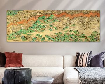 Chinese Art Prints,Map of the yellow river i