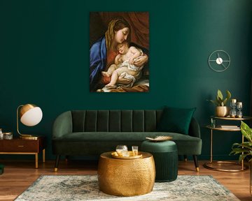 Art Chrétien,Madone avec enfant