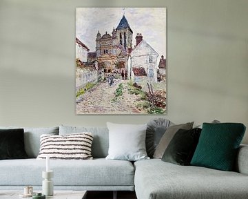 Claude Monet,De kerk van Vetheuil
