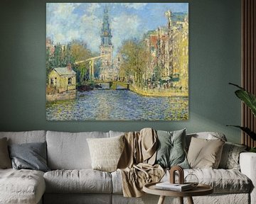 Claude Monet,De Zuiderkerk, Amsterdam ,Op zoek naar de Groenburg