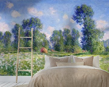 Claude Monet,Effect of spring in Giverny