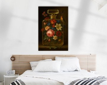 Still Life The Blooming Perfume Bottle van Moonheart Artworks