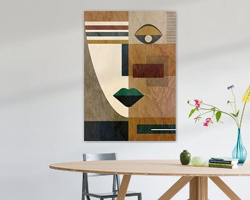 Portrait abstrait sur Mirjam Duizendstra