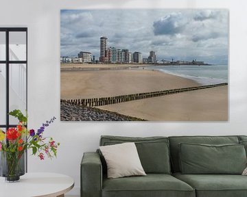 View of the town of Vlissingen in Zeeland. by Menno Schaefer