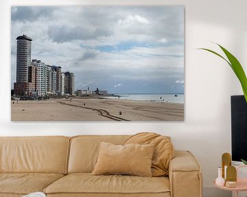 Vue de la ville de Vlissingen en Zélande. sur Menno Schaefer