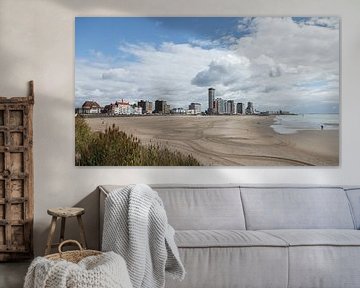 View of the town of Vlissingen in Zeeland.