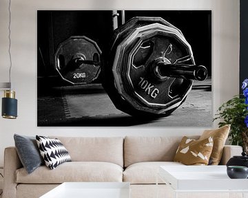Black and white barbell by Quint Wijnhoven