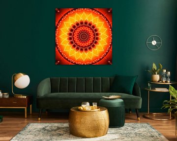 Mandala Kraft der Sonne von Christine Bässler