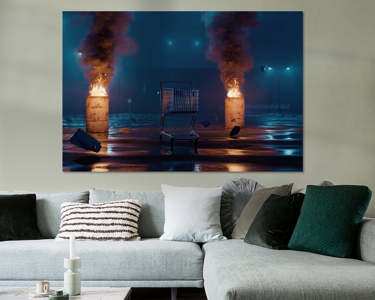 Example of the artwork in a room
