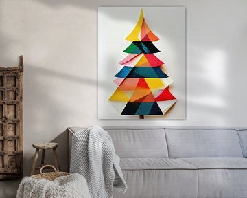 Weihnachtsbaum abstrakt von Bert Nijholt