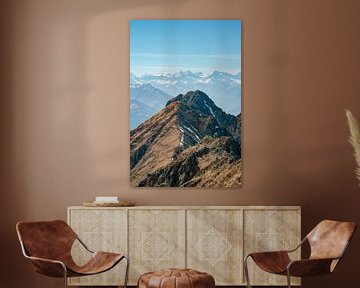 Vue sur le Monte Limidario Gridone dans la vallée d'Aoste sur Leo Schindzielorz