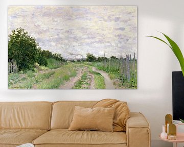 Claude Monet,Pad door de wijngaarden bij Argenteuil