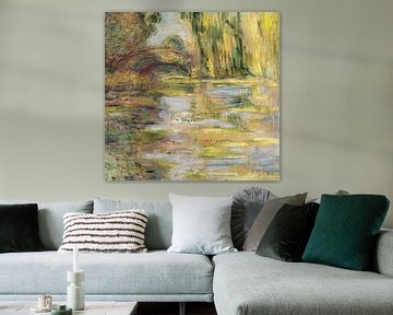 Claude Monet,Waterlelie vijver, De Brug