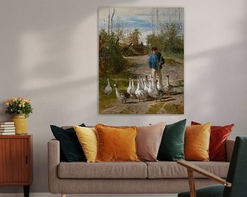 Constant Troyon, l'éleveur d'oies