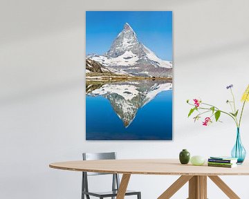 Spiegeling Matterhorn van Anton de Zeeuw