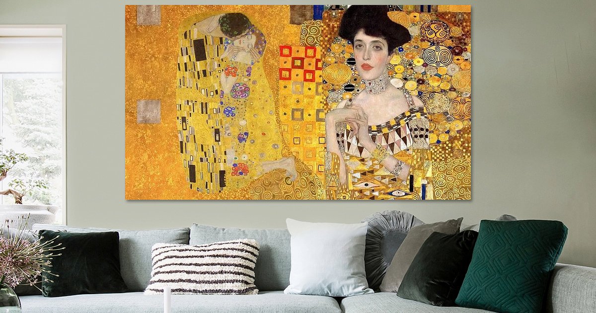 Remix De Kus & Adéle Boch - Gustav Klimt van Moonheart Artworks op ...