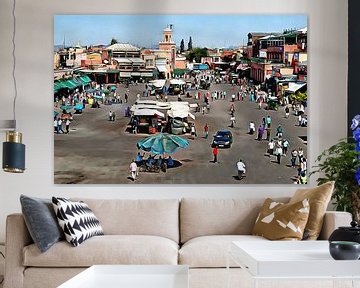 View Over Jemaa el-Fnaa 3 by Dorothy Berry-Lound