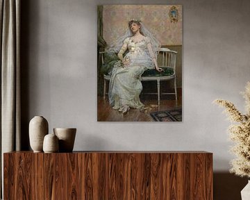 Douglas Volk,Après la réception, portrait de mariée