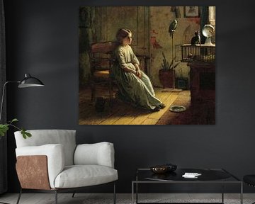 Eastman Johnson,Les animaux de compagnie, 1856