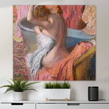 Edgar Degas,Bather, 1899 door Degas Pastel