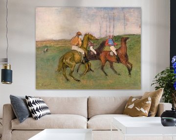 Edgar Degas,Jockeys en racepaarden