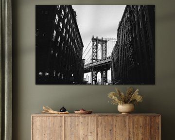 New York - Manhattan Bridge by Walljar