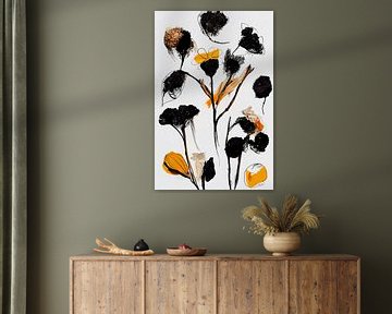 Black Dry Flowers von treechild .