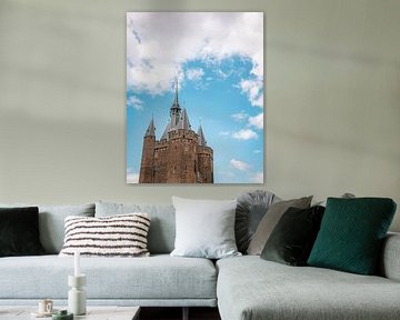 Sassenpoort Zwolle met Wolken van Zwoele Plaatjes