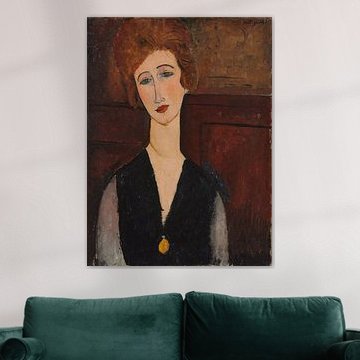 Amedeo Modigliani's Portrait of a Woman (c. 1917–1918) by Dina Dankers