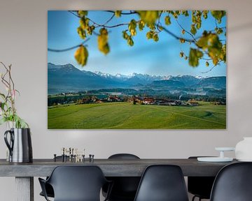 Vue printanière sur l'Oberallgäu sur Leo Schindzielorz