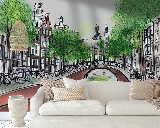 Example of the artwork in a room