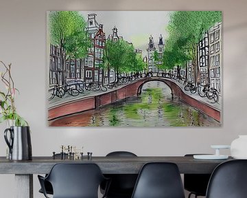 Canaux d'Amsterdam sur renato daub