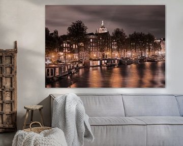 Amsterdamse gracht van Lisa Bouwman