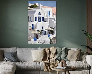 Griekenland, Santorini pittoresk en romantisch van Caroline Drijber