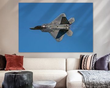 U.S. Air Force Lockheed Martin F-22 Raptor in actie. van Jaap van den Berg